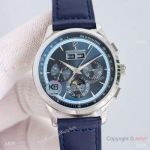 TW Swiss Jaeger-LeCoultre Master Control Chronograph Calendar Caliber 759 Watches Blue Dial
